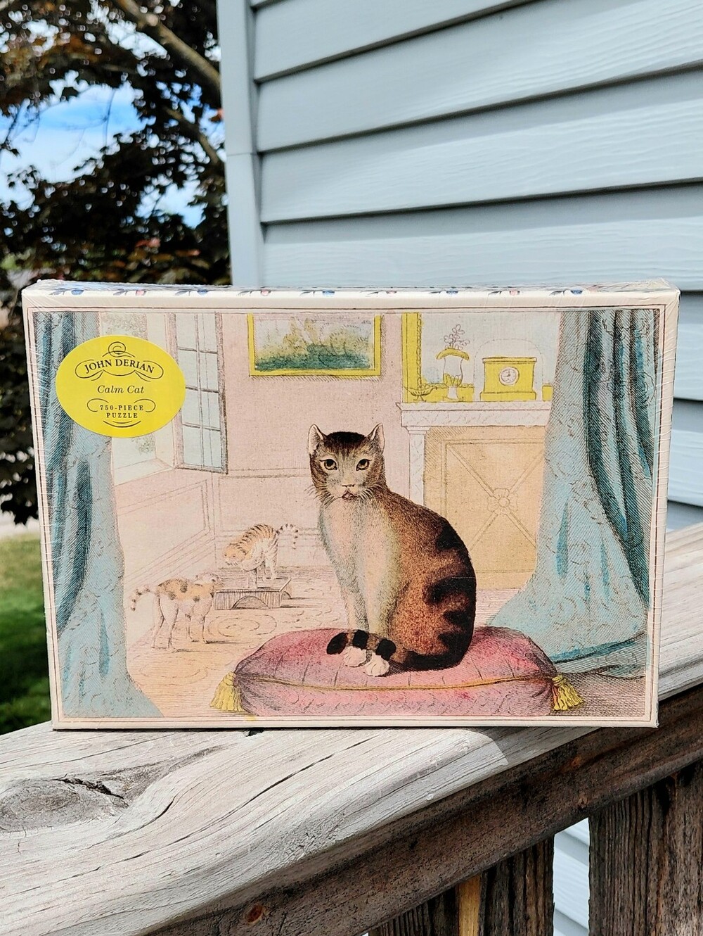 NIB Artizan Puzzle ~ Calm Cat 750-piece